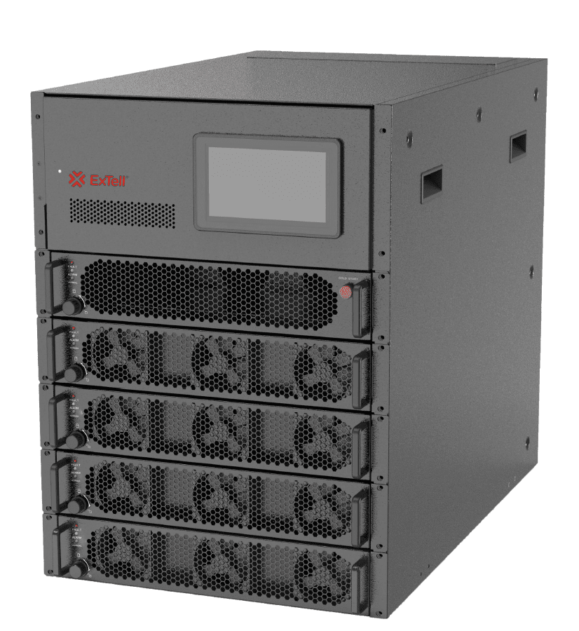 E120ZSR-MT33-30 – ExTell Zeta 120kVA Modular UPS with 30kVA Power Module